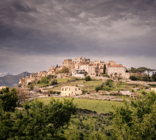 Vue aérienne de San Antonino